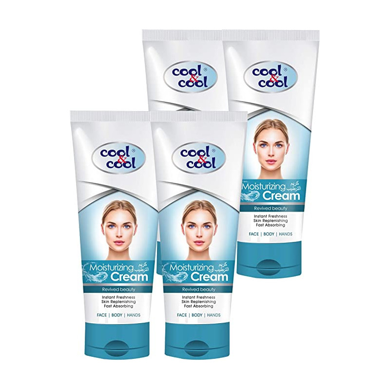 Cool & Cool Moisturizing Cream 50ml Pack of 4
