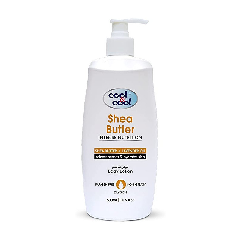 Cool & Cool Body Lotion Shea Butter 500ml