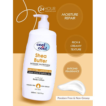 Cool & Cool Body Lotion Shea Butter 500ml