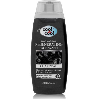 Cool & Cool Regenerating Face Wash Charcoal 200ml