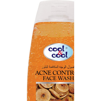 Cool & Cool Acne Control Face Wash 200ml Fig Twin Pack 30Per Off