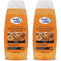 Cool & Cool Acne Control Face Wash 200ml Fig Twin Pack 30Per Off