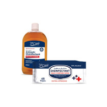 VCare Disinfectant Antiseptic 500ml Wipes 48pcs