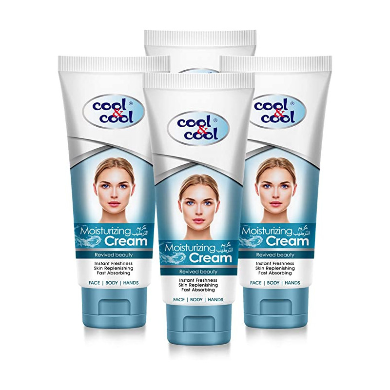 Cool & Cool Moisturizing Cream 100ml Pack of 4