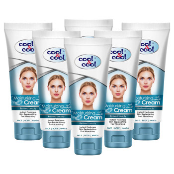 Cool & Cool Moisturizing Cream 100ml Pack of 6