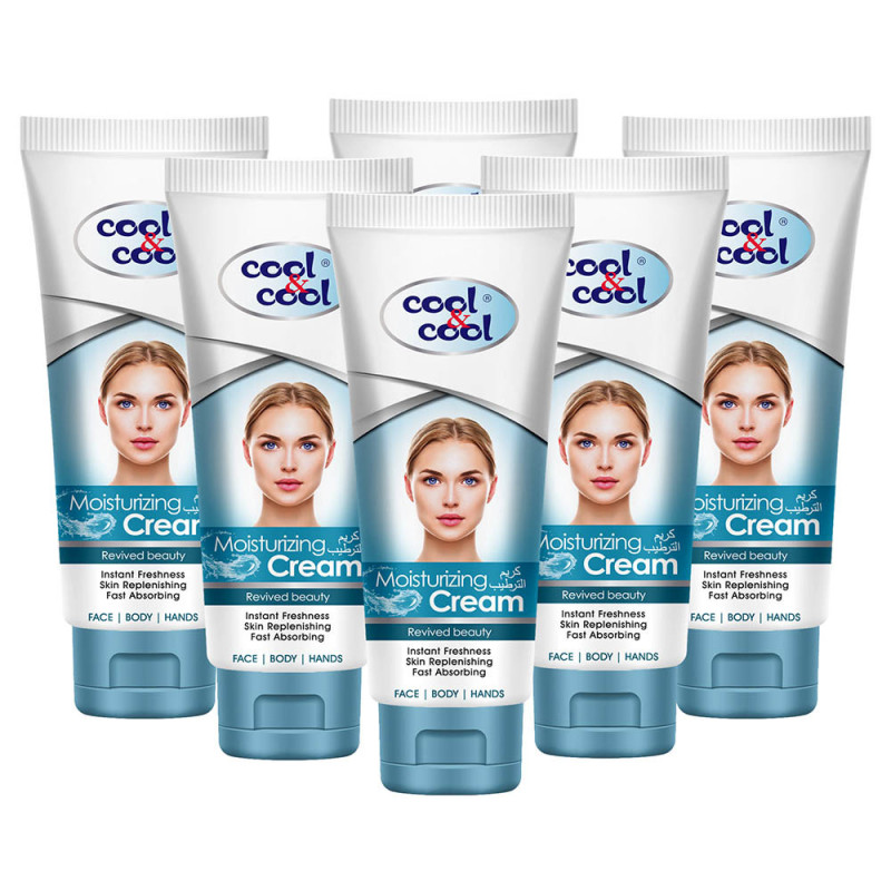 Cool & Cool Moisturizing Cream 100ml Pack of 6