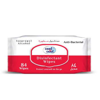 Cool & Cool Disinfectant Wipes 84s