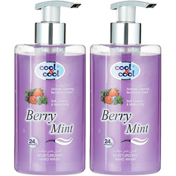Cool & Cool Berry Mint Hand Wash 500ml Twin Pack