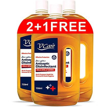 Vcare Antiseptic Disinfectant Liquid 750ml Buy 2 Get 1 Free