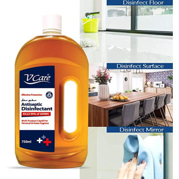 Vcare Antiseptic Disinfectant Liquid 750ml Buy 2 Get 1 Free