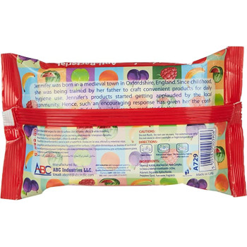 Jennifer's AntiBacterial Wipes 30's Fruit