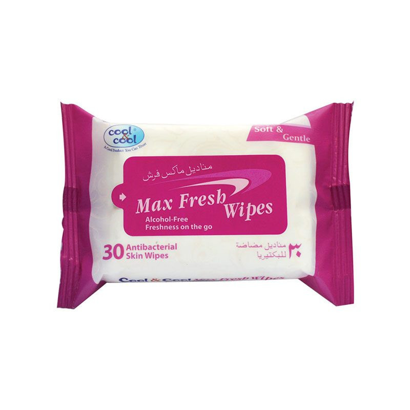 Cool & Cool Max Fresh Wipes 30S