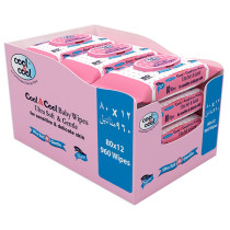 Cool & Cool Premium Baby Wipes 80'sx12 960 Wipes