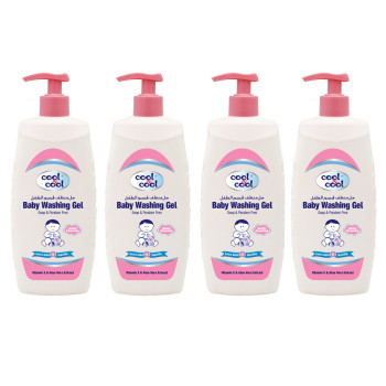 Cool & Cool Baby Washing Gel 500ml Pack of 4