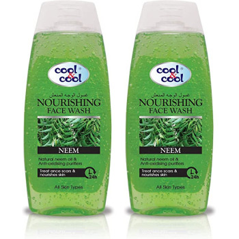 Cool & Cool Nourishing Face Wash 200ml Neem Twin Pack 30Per Off