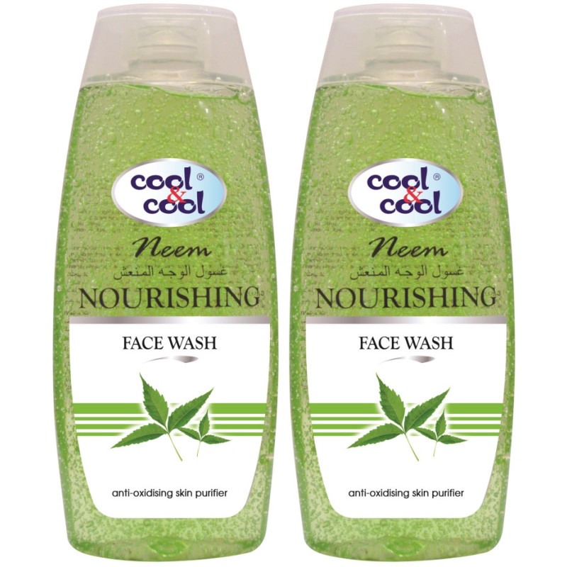 Cool & Cool Nourishing Face Scrub 200ml Neem Twin Pack 30Per Off
