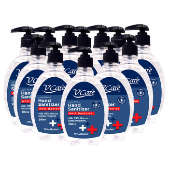 VCare Hand Sanitizer 500ml Pack of 12