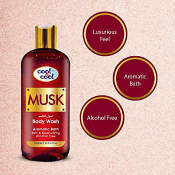 Cool & Cool Body Wash Musk 250ml