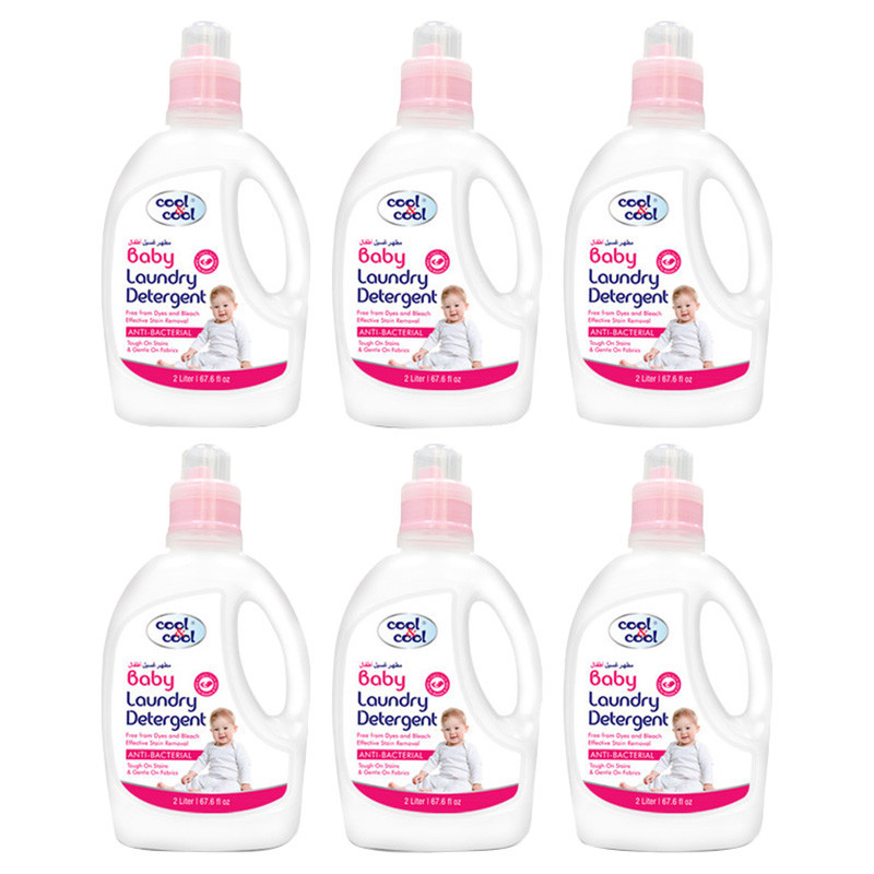 C& C baby laundry detergent 2 liter pack of 6