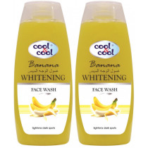 Cool & Cool Whitening Face Wash 200ml Banana Twin Pack