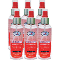 Cool & Cool Disinfectant Sanitizing Spray 100ml x6