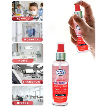 Cool & Cool Disinfectant Sanitizing Spray 100ml x6