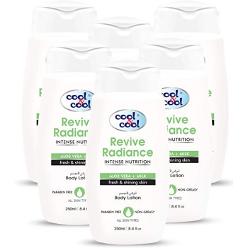 Cool & Cool Body Lotion Revive Radiance 250ml Pack of 6