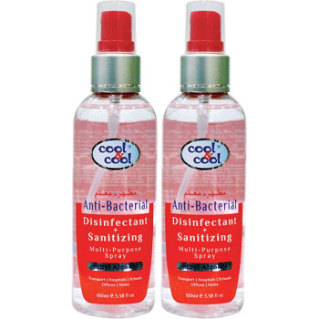 Cool & Cool Disinfectant Sanitizing Spray 100ml x2