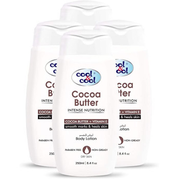 Cool & Cool Body Lotion Cocoa Butter 250ml Pack of 4