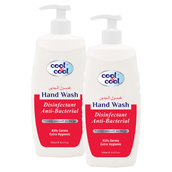 Cool & Cool Disinfectant Hand Wash 500ml Pack of 2