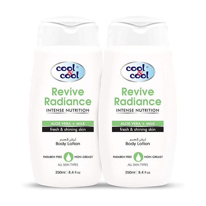 Cool & Cool Body Lotion Revive Radiance 250ml Pack of 2