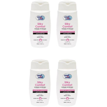 Cool & Cool Body Lotion Silky Comfort 250ml Pack of 4