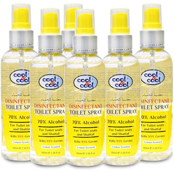 Cool & Cool Disinfectant Toilet Spray 100ml Pack of 6