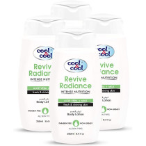Cool & Cool Body Lotion Revive Radiance 250ml Pack of 4