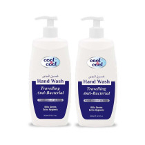 Cool & Cool AntiBacterial Hand Wash Travelling 500ml x2