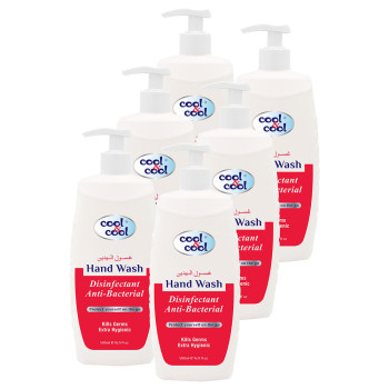 Cool & Cool Disinfectant Hand Wash 500ml Pack of 6