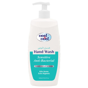 Cool & Cool Sensitive Hand Wash 500ml AntiBacterial
