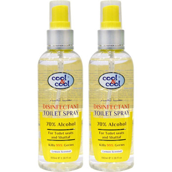 Cool & Cool Disinfectant Toilet Spray 100ml Pack of 2