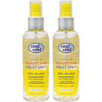 Cool & Cool Disinfectant Toilet Spray 100ml Pack of 2
