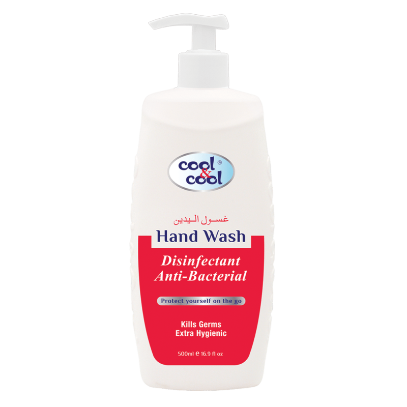 Cool & Cool Disinfectant Hand Wash 500ml AntiBacterial