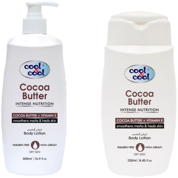 Cool & Cool Body Lotion Cocoa Butter 500ml 250ml