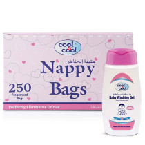 Cool & Cool Nappy Bags 250s Washing Gel 100ml Free