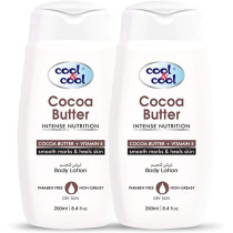Cool & Cool Body Lotion Cocoa Butter 250ml Pack of 2