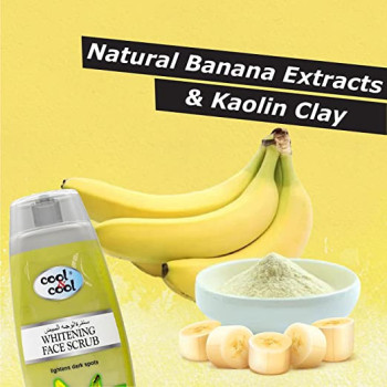Cool & Cool Whitening Face Scrub 200ml Banana