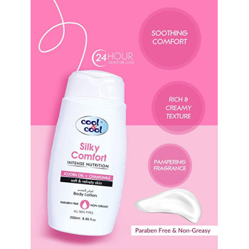Cool & Cool Body Lotion Silky Comfort 250ml Pack of 2