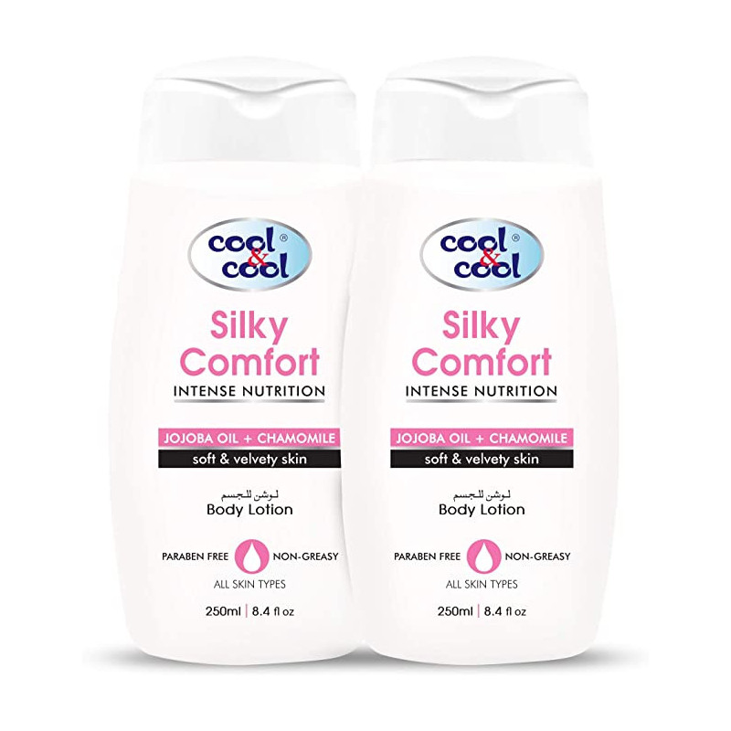Cool & Cool Body Lotion Silky Comfort 250ml Pack of 2