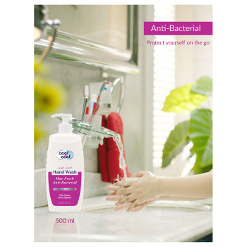 Cool & Cool AntiBacterial Hand Wash Max Fresh 500ml x6