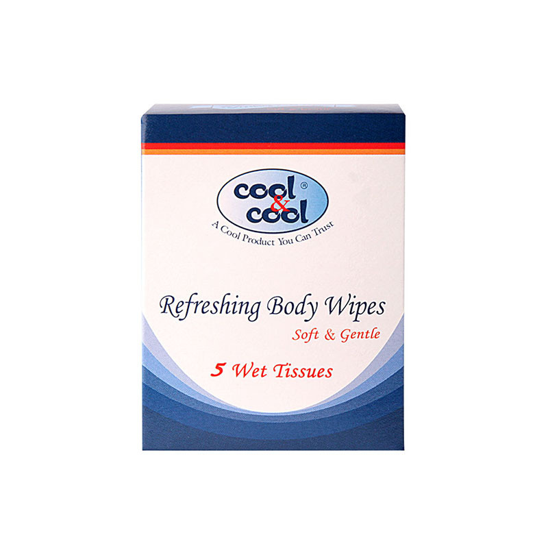 Cool & Cool Refreshing Body Wipes 5S