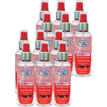Cool & Cool Disinfectant Sanitizing Spray 100ml x12