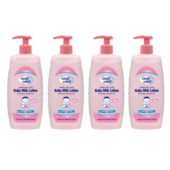 Cool & Cool Baby Milk Lotion 500ml Pack of 4